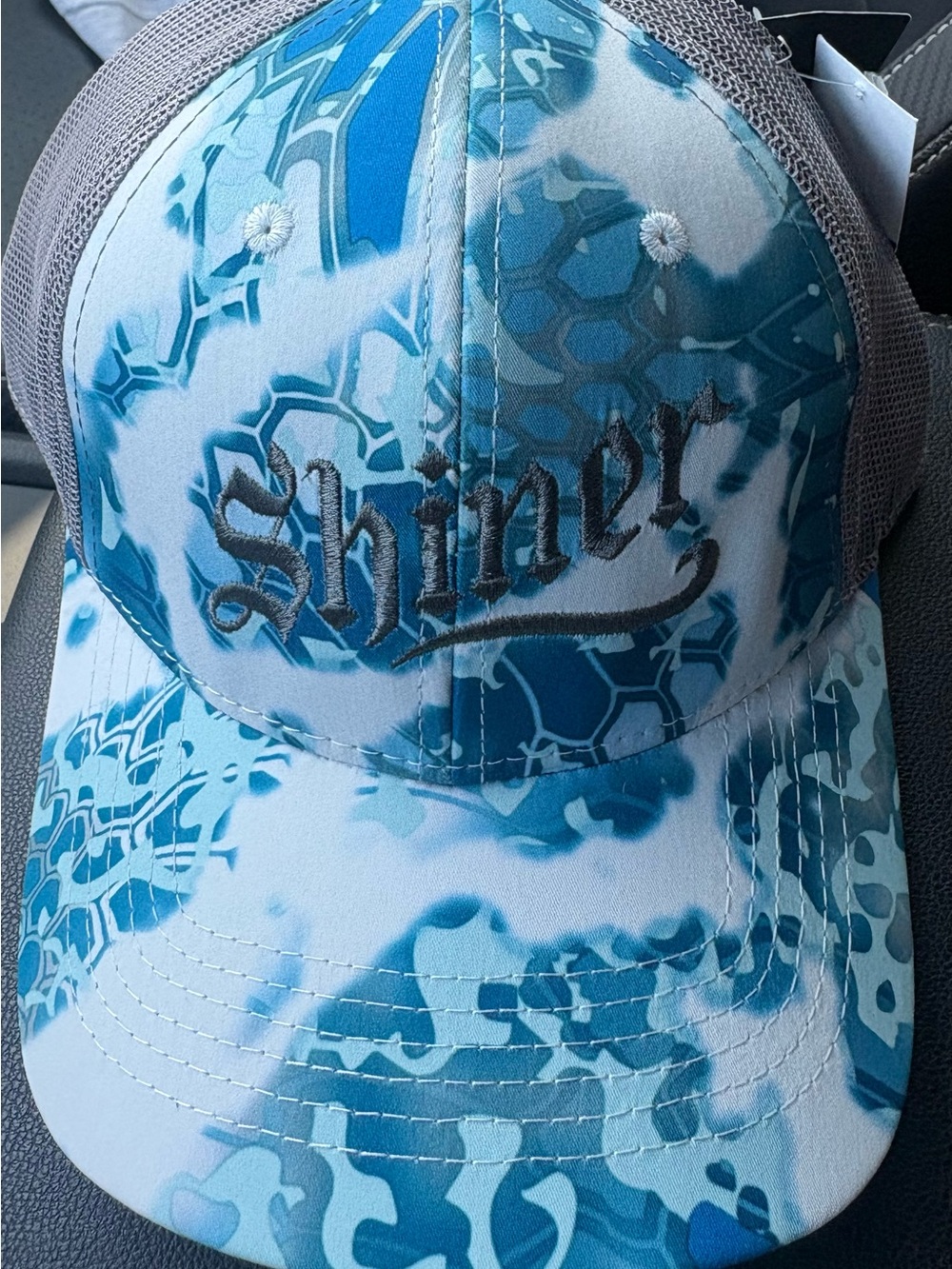 Shiner Beer Branded Blue Camo Trucker Hat